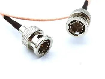 10pcs Kábel RG179 koaxiálny kábel BNC male 75 ohm NA BNC male 75 ohm konektor