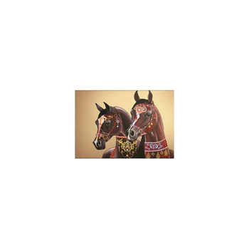 HD Maľovanie Moderné Hnedé Kone, maliarske plátna Zvierat Dekoratívne Nástenné Art Obraz Pre Obývacia Izba, Spálňa