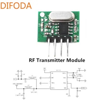DIFODA 5 ks 433 MHz Superheterodyne RF Vysielač Kódovanie Modul Bezdrôtového 433Mhz Diaľkové Ovládanie Garážových Dverí Pre UHF OPÝTAJTE