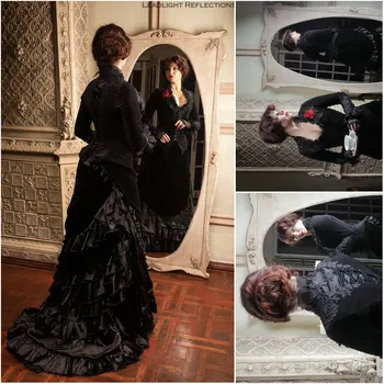 SC-481 Viktoriánskej Gotický/Vintage Šaty Halloween Divadlo šaty na Zákazku
