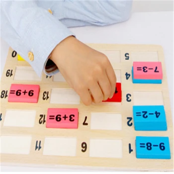 Nová Matematika Hračky Pre Deti Montessori Hračky Drevené Digitálnej Výpočtovej Predškolských Detí Raného Vzdelávania Puzzle Matematické Hry Hračky