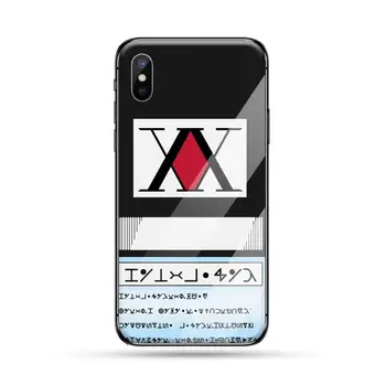 Hunter x Hunter 3 HXH Anime Gon Freecss Coque Shell Telefón Prípade Tvrdeného skla Pre iphone 6 6 7 8 plus X XS XR 11 PRO MAX