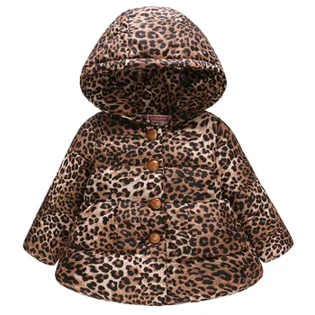 2-5 y Dievčat, zimné bavlna kabát, bundu hrubé teplo módne kvetinový Dlhým rukávom s kapucňou vatovaný kabát detí kvalitné oblečenie