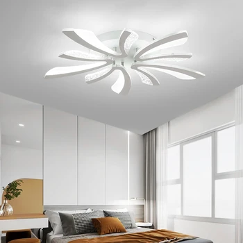 Morden Stropné svietidlá Novinka post-modernom pre obývacia izba Zariadenia spálne LED stropné svietidlo s diaľkovým ovládaním