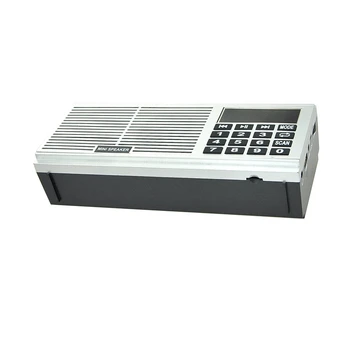 L-518 Digitálnej Hudby vo formáte MP3 Prehrávač Mini Reproduktor Prenosný Mini Auto Scan, FM, MW AM Rádio Prijímač(Strieborný)