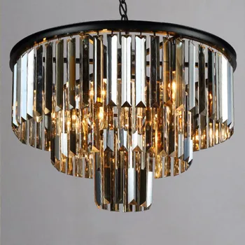 Nový Štýl Luxusný Veľký Krištáľový Luster Crystal Prívesok Lampa Obývacia Izba, krištáľové lustre Doprava Zadarmo