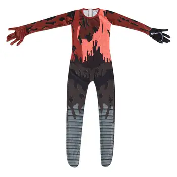 Halloween Kostýmy pre Deti Chlapci Dievčatá Päť Nocí V Freddyho nočné Mory Freddy Horor Kombinézach + Maska Zábavné Oblečenie C43M30