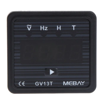 GV13T AC220V Generátor Digitálny Voltmeter Frekvencia Hodinu Test Panel Meter dropship
