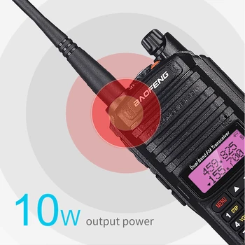 2020 10W vysoký Výkon Baofeng UV-9R plus Walkie Talkie Nepremokavé Duálne Pásmo VHF UHF Lov CB Ham Rádio UV 9R plus Dve Spôsobom Rádio