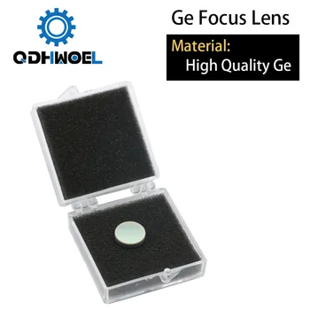 Vysoká Kvalita Ge so Zameraním Objektív pre CO2 Laserové Gravírovanie Rezací Stroj DIa. 12 mm Ohnisková 50.8 mm 2