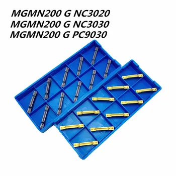 Drážkovanie čepeľ MGMN200G NC3020 NC3030 PC9030 vysoko kvalitného kovu sústruh nástroj CNC obrábacie stroje, rezné nástroje karbidu otvoru kotúča