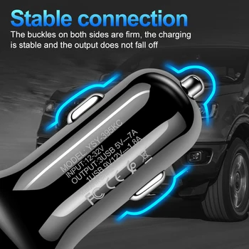 OLOMM 3 Porty Rýchle Nabíjanie USB Nabíjačka do Auta Pre iPhone Xiao Huawei QC4.0 QC3.0 QC Auto Typu C, Rýchle Auto Nabíjačku Mobilného Telefónu
