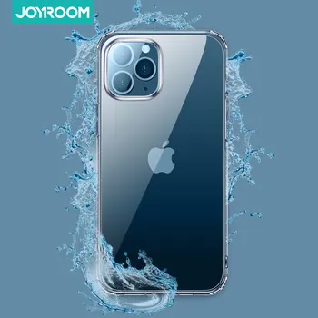 Joyroom Telefón puzdro Pre iPhone 12 Dec 12 Mini Priehľadné Zadné puzdro Pre iPhone 12 Pro Max Mäkké TPU puzdro Coque S Obrazovke