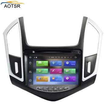 IPS Obrazovke Android, 8.1 Auto multimediálne dvd prehrávač vedúci oddelenia Pre CHEVROLET CRUZE 2012 -GPS Navigácie rádio auto stereo 4+32 G
