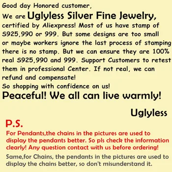 Uglyless Thai Striebro Ručné Šťastné Mačky, Prívesky pre Ženy 925 Silver Gule Strapce Náhrdelníky Č Reťazca Živočíchov Vintage Šperky