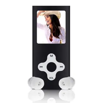 8GB Štíhly Digitálny MP3 Prehrávač s 1.8 palcový LCD Displej FM Rádio, Prehrávač Hudby podporuje Video Hry, Film +usb+slúchadlá c0610