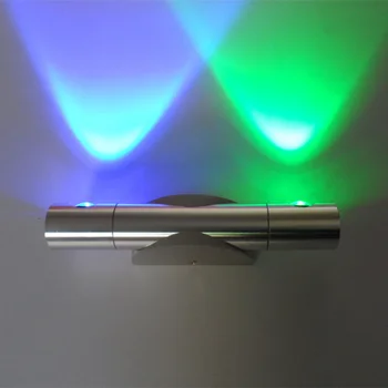 Otočná Spot Led nástenné svietidlo 2W / 6W kúpeľňa nástenné Zrkadlo svetlo AC85-265V Stenu Sconce spálňa lampa Nočného domáce dekorácie