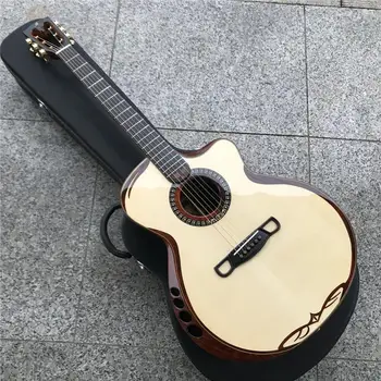 Merida SADHU Akustická gitara,Masívneho smreku top,Rosewood chrbta a bokov,2020 Všetky masívneho dreva Gitara