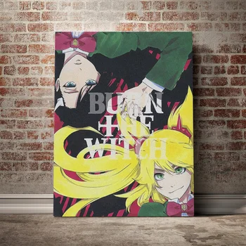 Vytlačí Maľovanie Modulárny Napáliť Čarodejnice Niihashi Spangcole Obrázky Plátno na Stenu Umenie Domova Moderné Posteli Pozadí Plagát