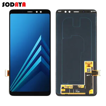 AMOLED Pre Samsung Galaxy A8 Plus 2018 A730 LCD Displej S Dotykovým displejom Digitalizátorom. Montáž Black Doprava Zadarmo