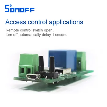 Sonoff Inteligentné Diaľkové Ovládanie DIY Diaľkové Prepínač Bezdrôtovej komunikácie Univerzálny Modul 1ch DC 5V 12V 32V Wifi Spínač Časovač pre Smart Home