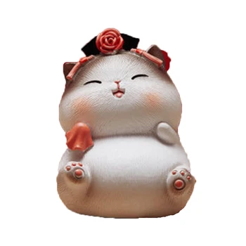 Mačka predstavuje Japonský mačka box vajcia láska twist vajcia swing mini hračka bábika darček k narodeninám boutique darček miestnosti dekorácie