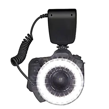 Makro LED Krúžok zábleskové Svetlo Pre Canon Pre Nikon Pre Panasonic Pre Pentax Pre Olympus DSLR Fotoaparát