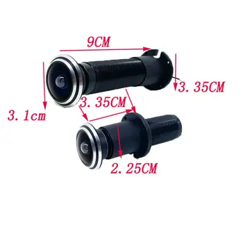 H. 265 Sony IMX307 1080P P2P Onvif Peephole Dvere Očné Jamky Kamera So Zvukom IP Dohľadu nad 1.78 mm Objektívu rybie oko Telefón Vzdialený Pohľad